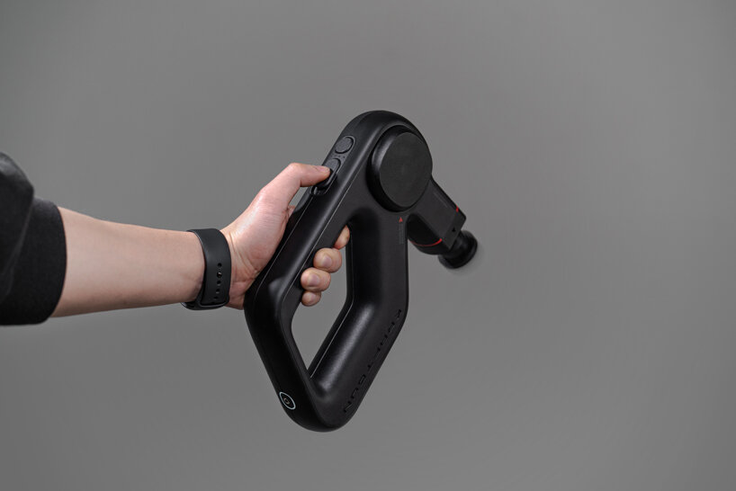 (acasso) designs a powerful deep tissue massage gun for kraftgun designboom